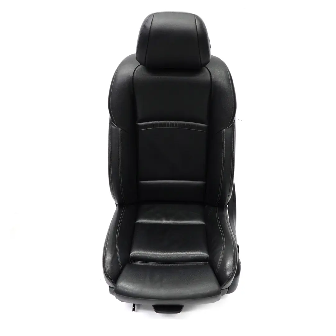 BMW F10 F11 LCI M-Sport Asiento Delantero Calefactable Izquierdo Cuero Negro