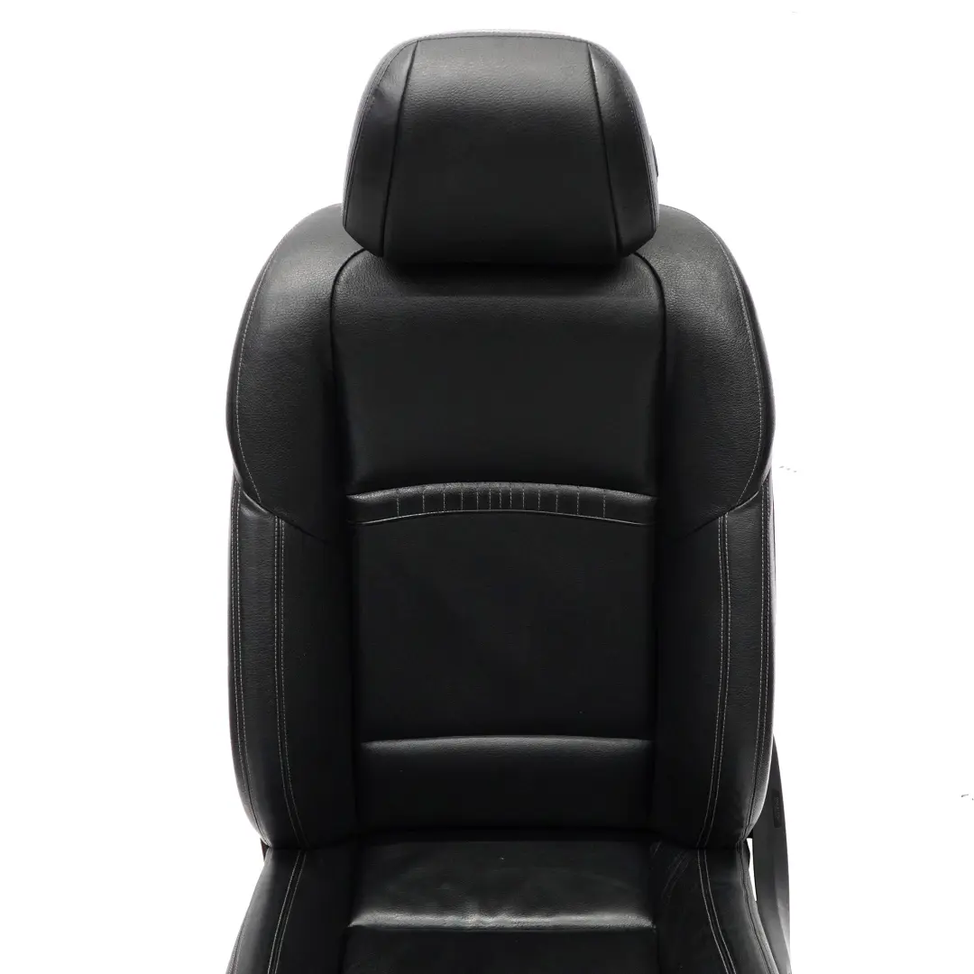 BMW F10 F11 LCI M-Sport Asiento Delantero Calefactable Izquierdo Cuero Negro