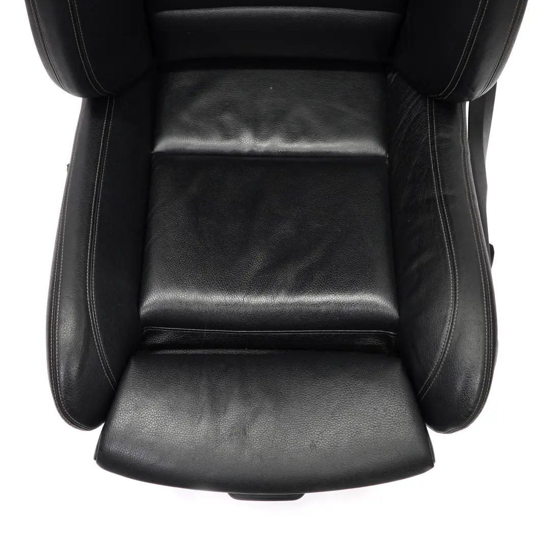 BMW F10 F11 LCI M-Sport Asiento Delantero Calefactable Izquierdo Cuero Negro