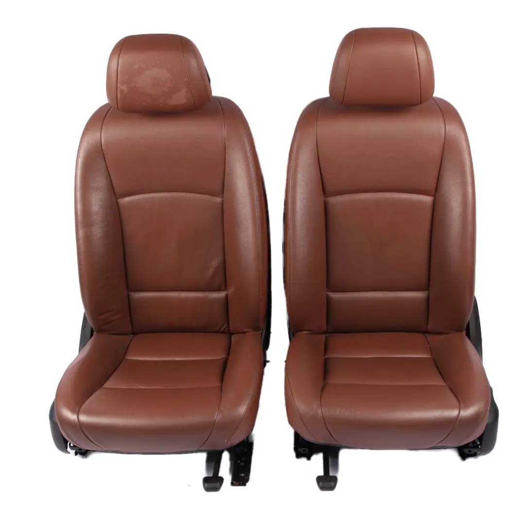 Seats BMW F10 LCI Heated Brown Leather Interior Front Rear Seat With Door Cards