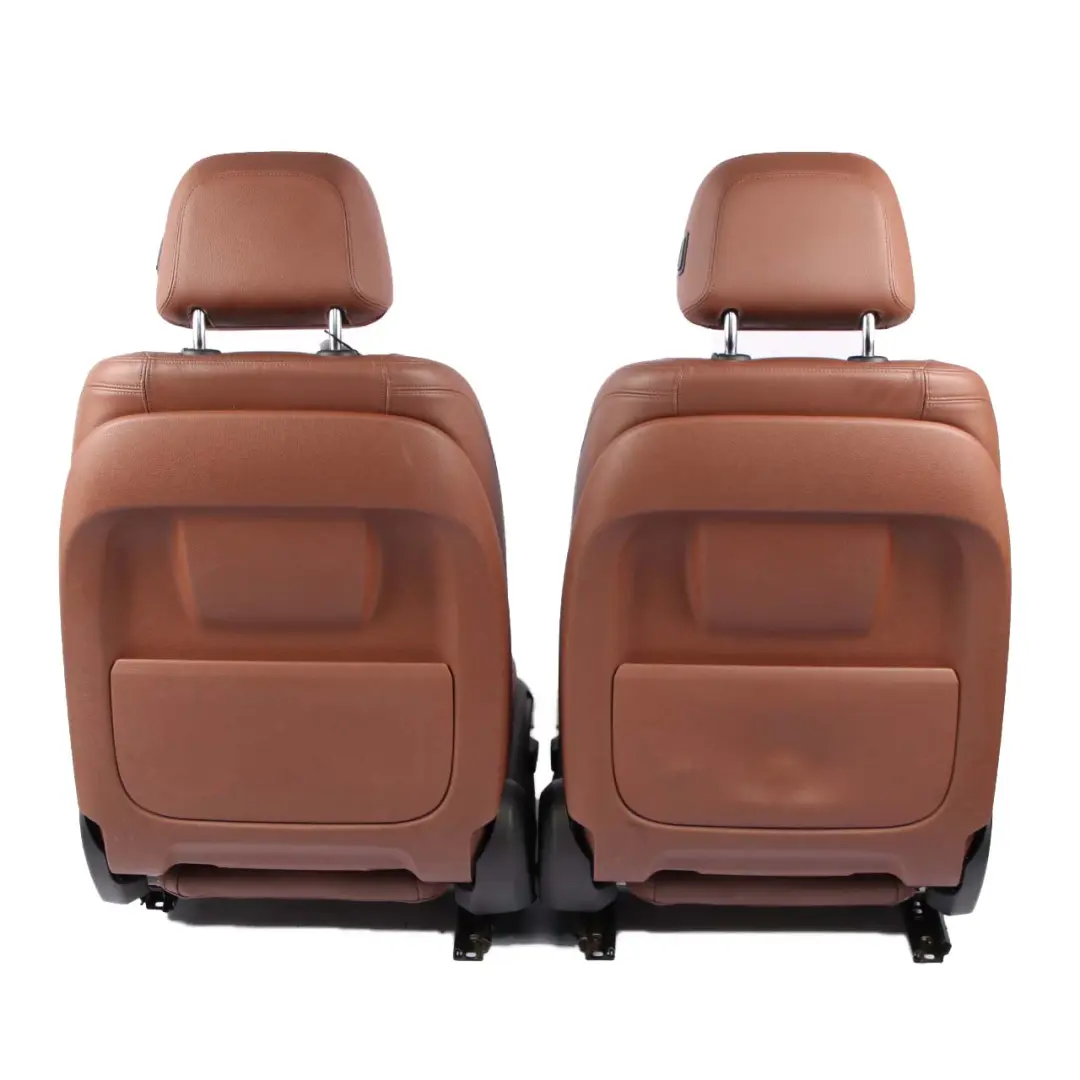 Seats BMW F10 LCI Heated Brown Leather Interior Front Rear Seat With Door Cards