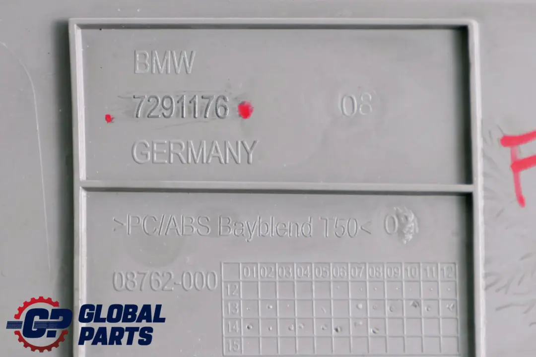 BMW F22 Cache colonne droite Everestgrau Grey 7291176