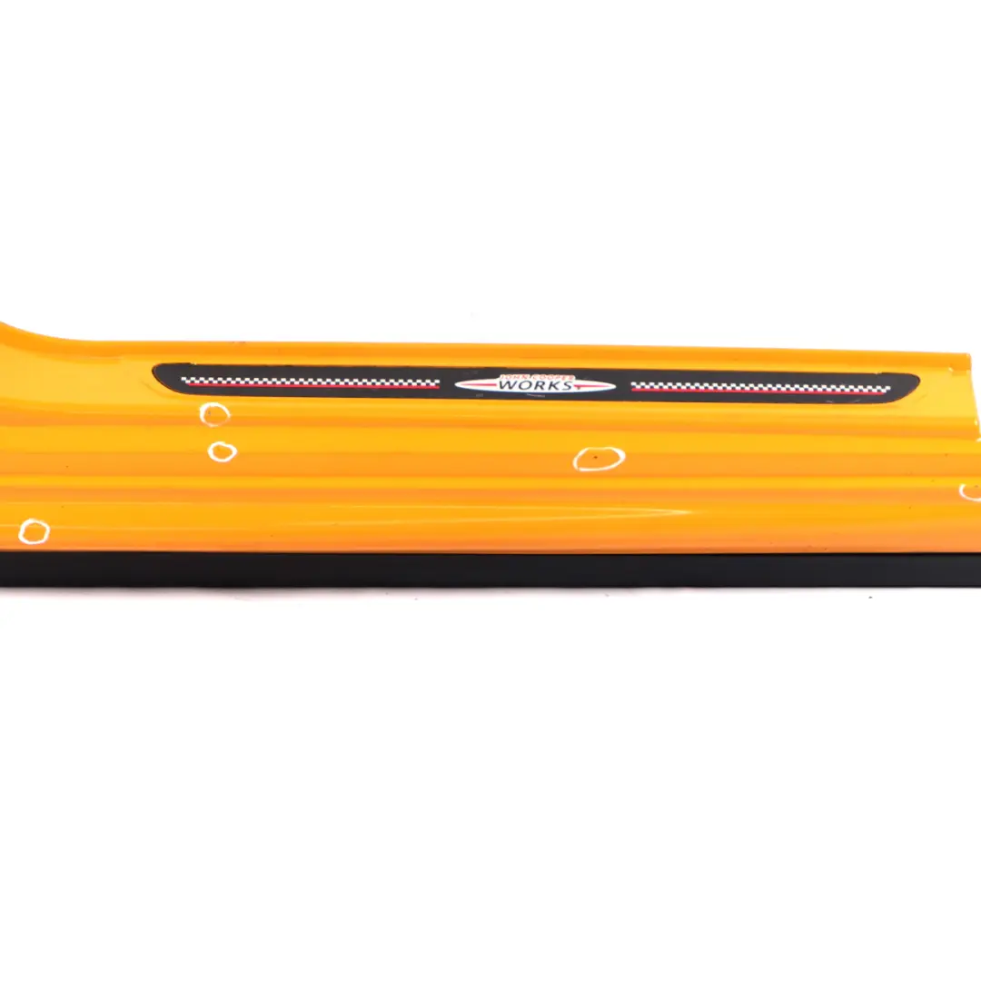 Mini F56 Side Skirt Right O/S JCW Sill Cover Rocker Panel Volcanic Orange - B70