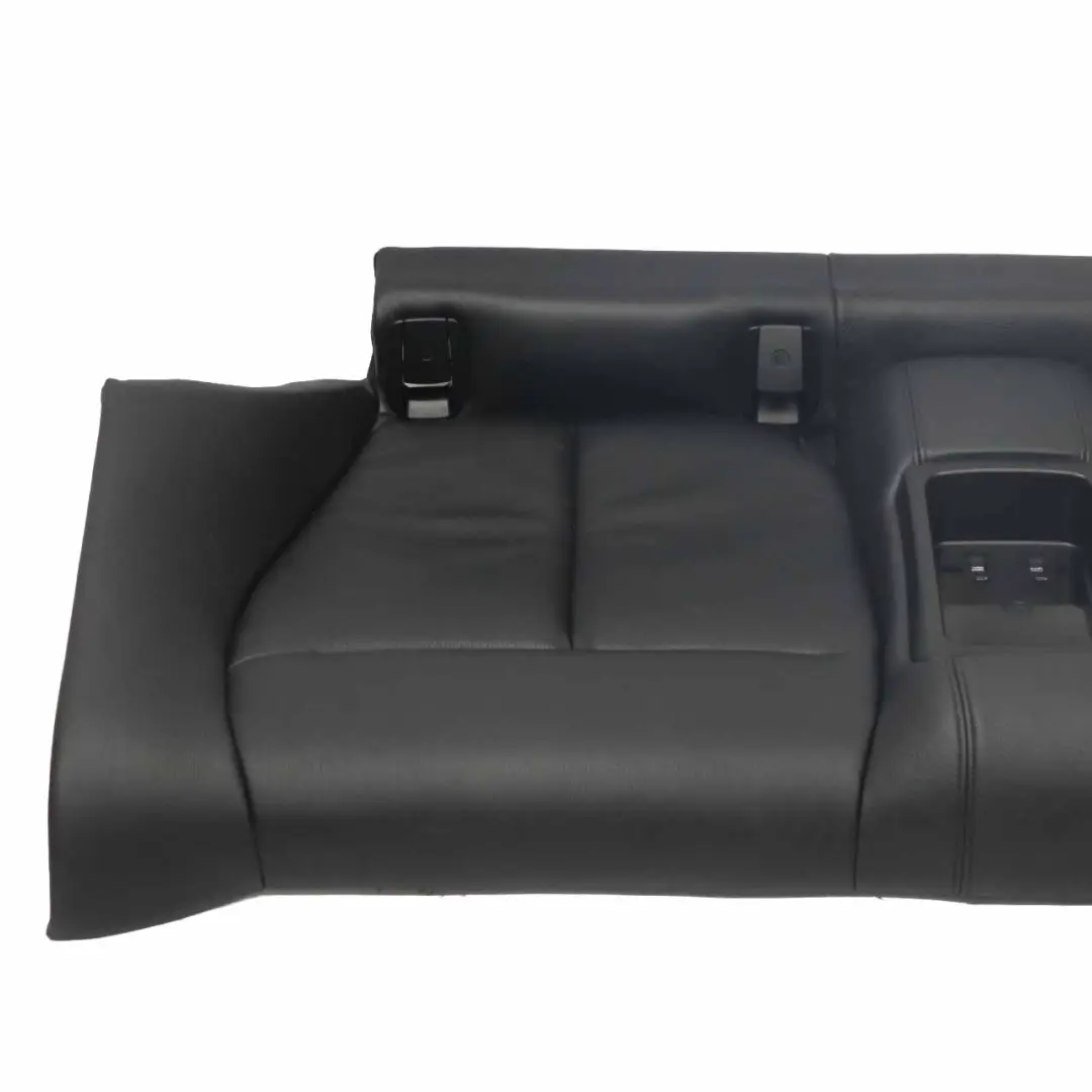 BMW F32 Asiento Banco Trasero Sofá Revestimiento Cuero Negro Dakota