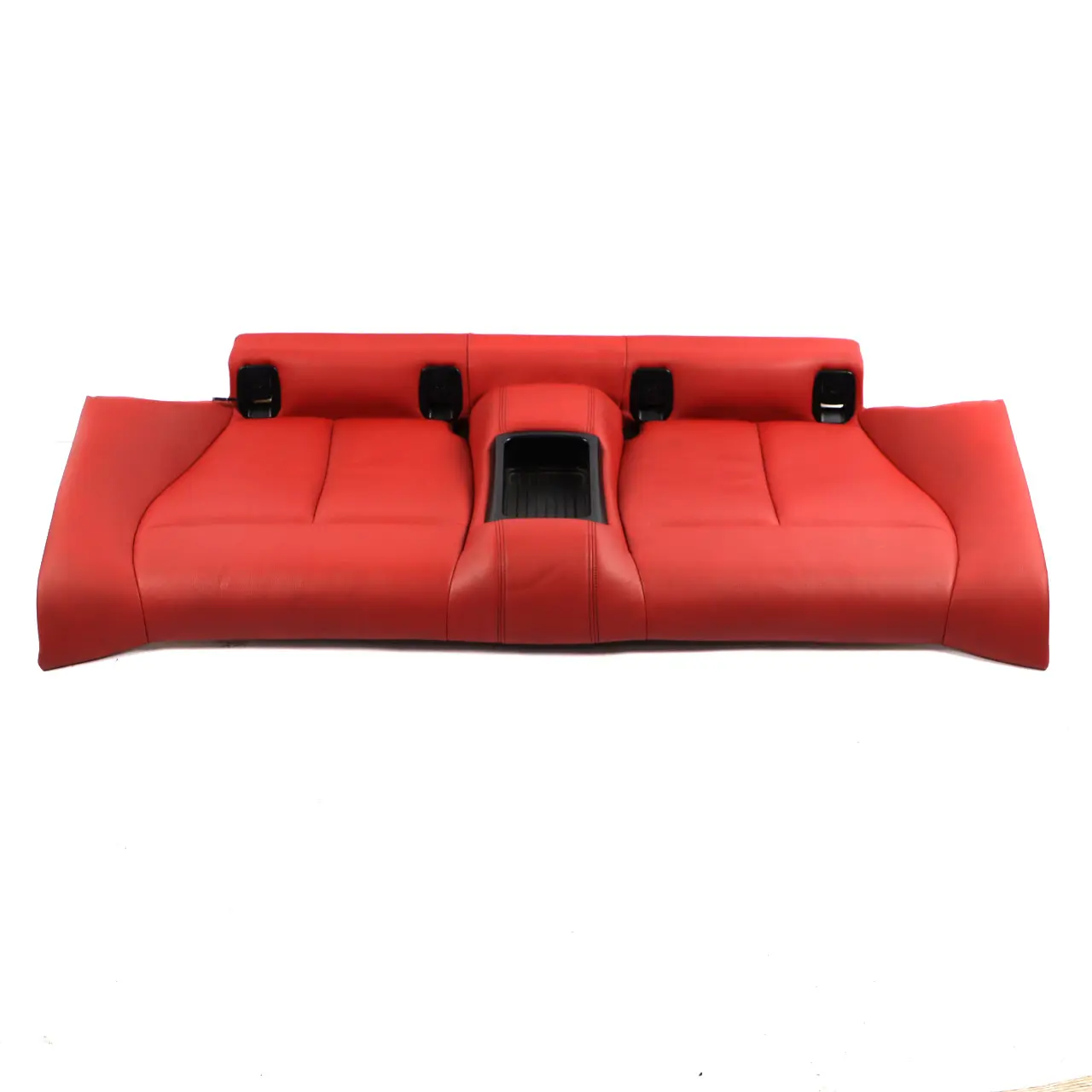 BMW F32 Sitzbank hinten Couch Sofa Bezug Rot Leder Dakota