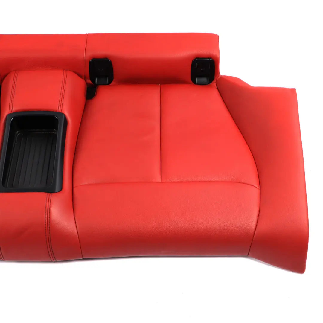 BMW F32 Seat Bench Rear Couch Sofa Covering Red Leather Dakota