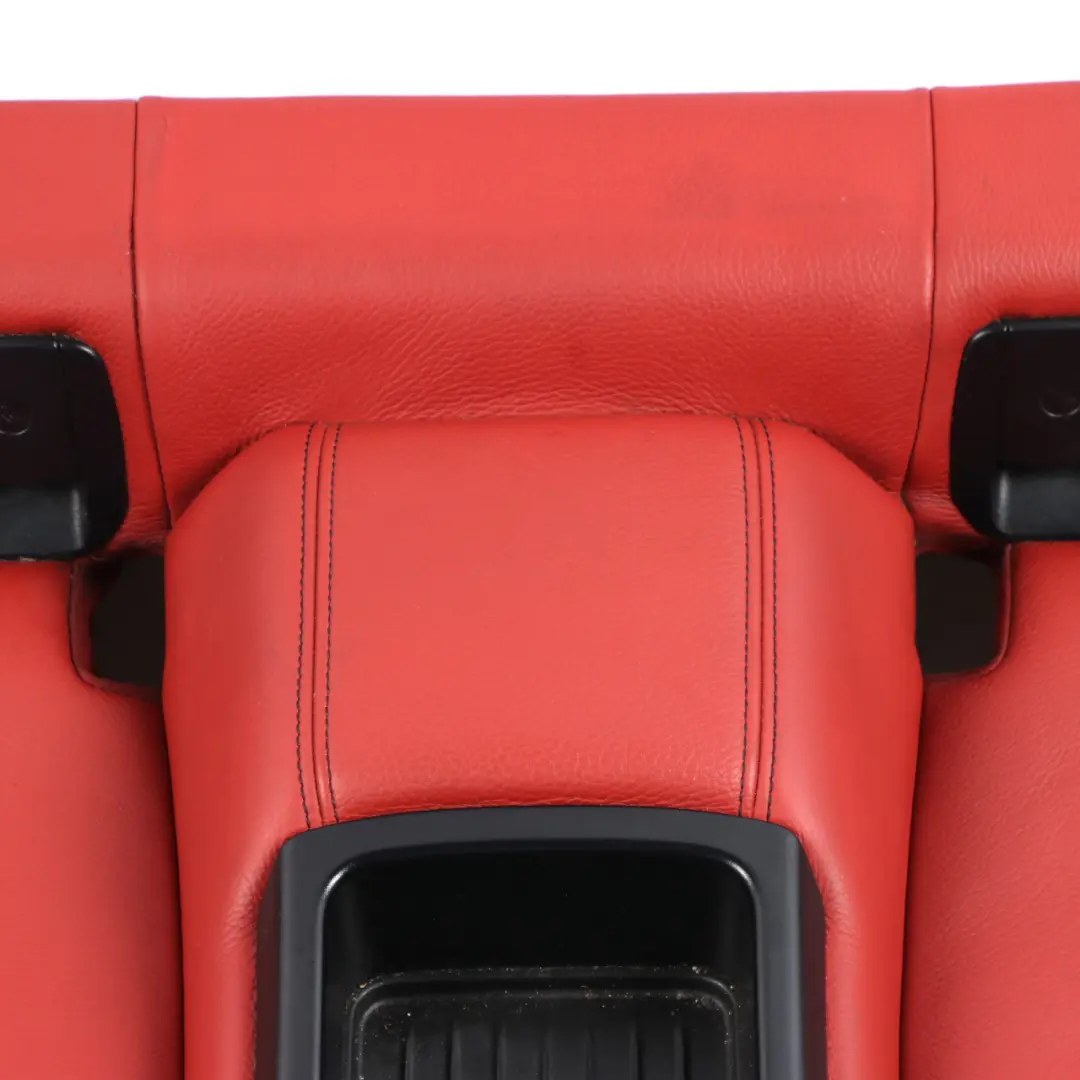 BMW F32 Seat Bench Rear Couch Sofa Covering Red Leather Dakota