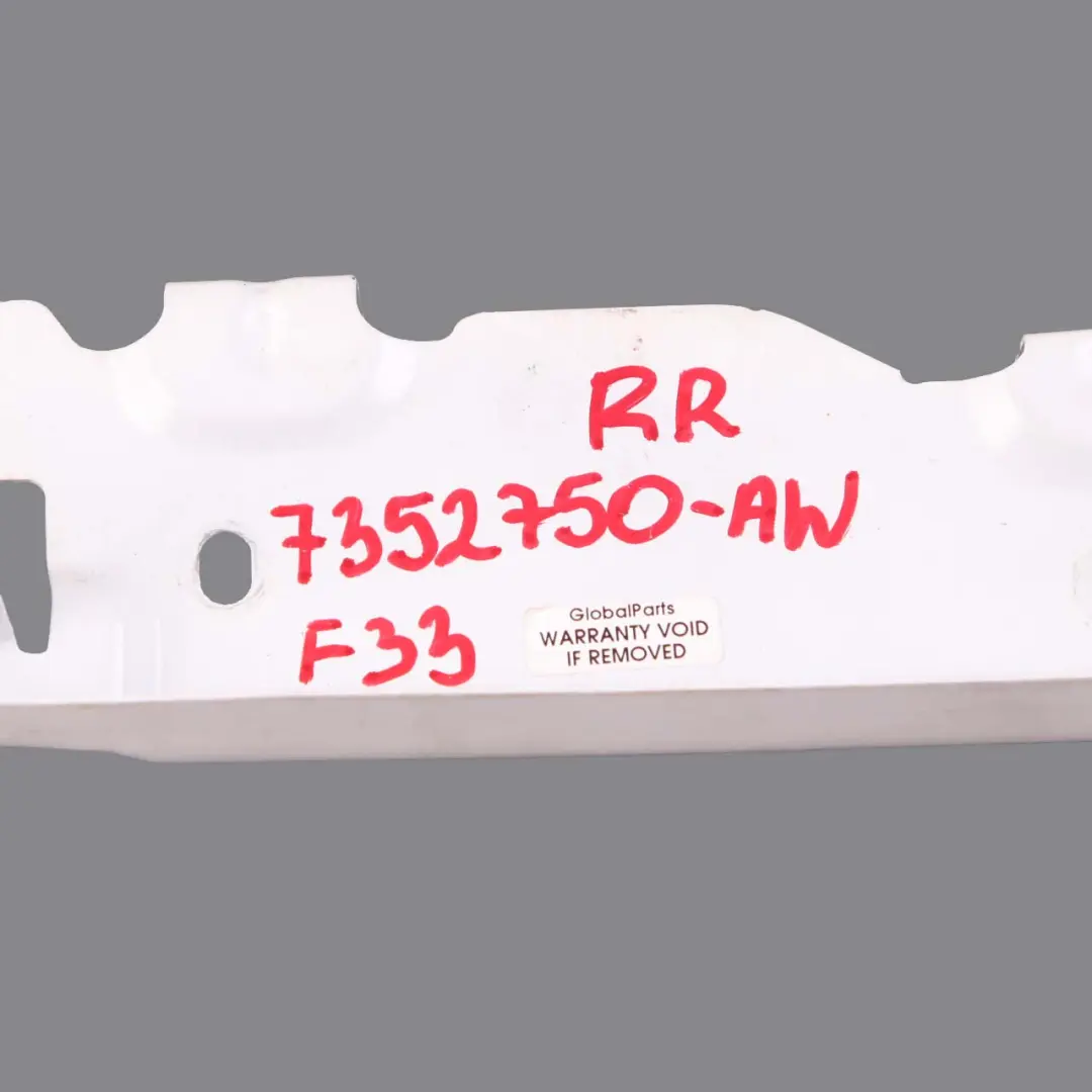 BMW F33 F83 Convertible Window Lifter Motor Rear Right Cover Plate Alpinweiss 3