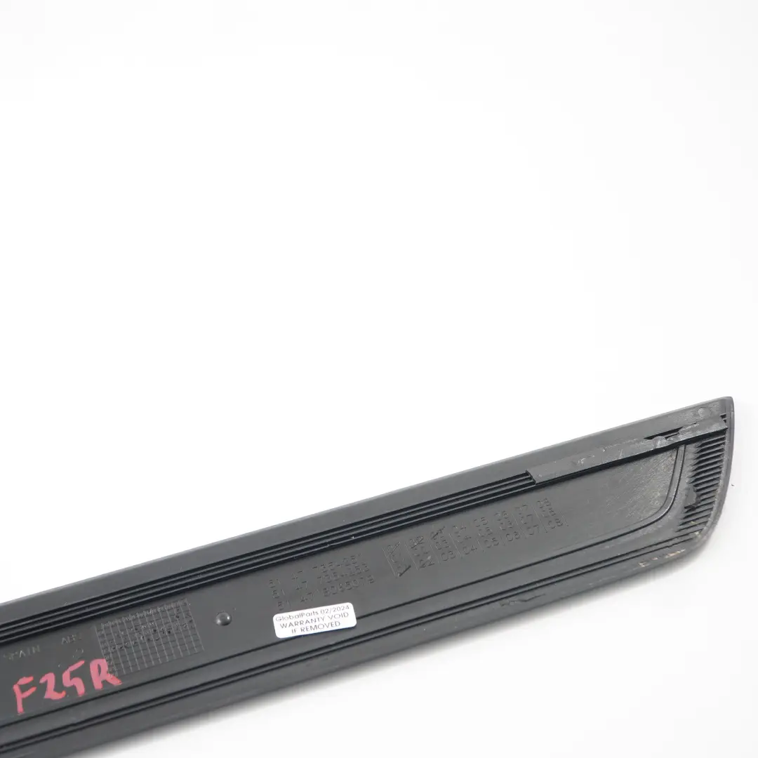 Entrance Cover BMW X3 F25 X4 F26 Front Door Sill Step Plate xLine Trim 7354251