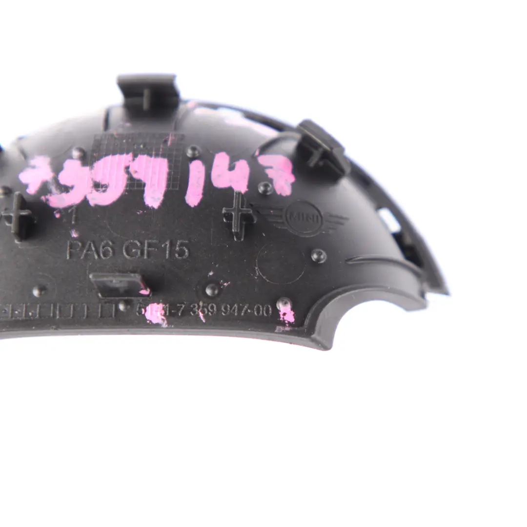 Door Opener Cover Mini F55 F56 F60 Screw Front N/O/S Black Chrome 7359947