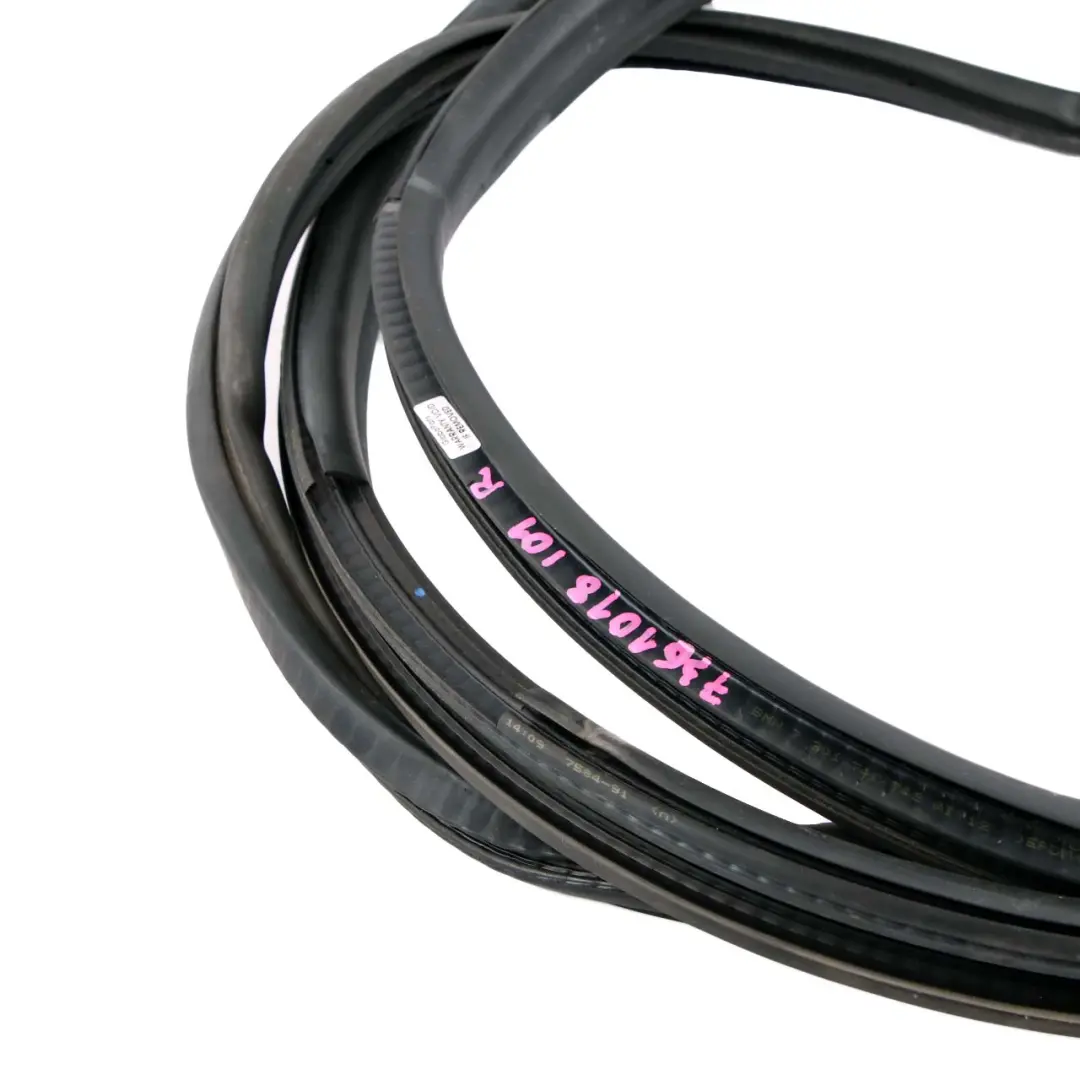 BMW i3 I01 Door Weatherstrip Seal Sealing Gasket Right O/S Black 7361018