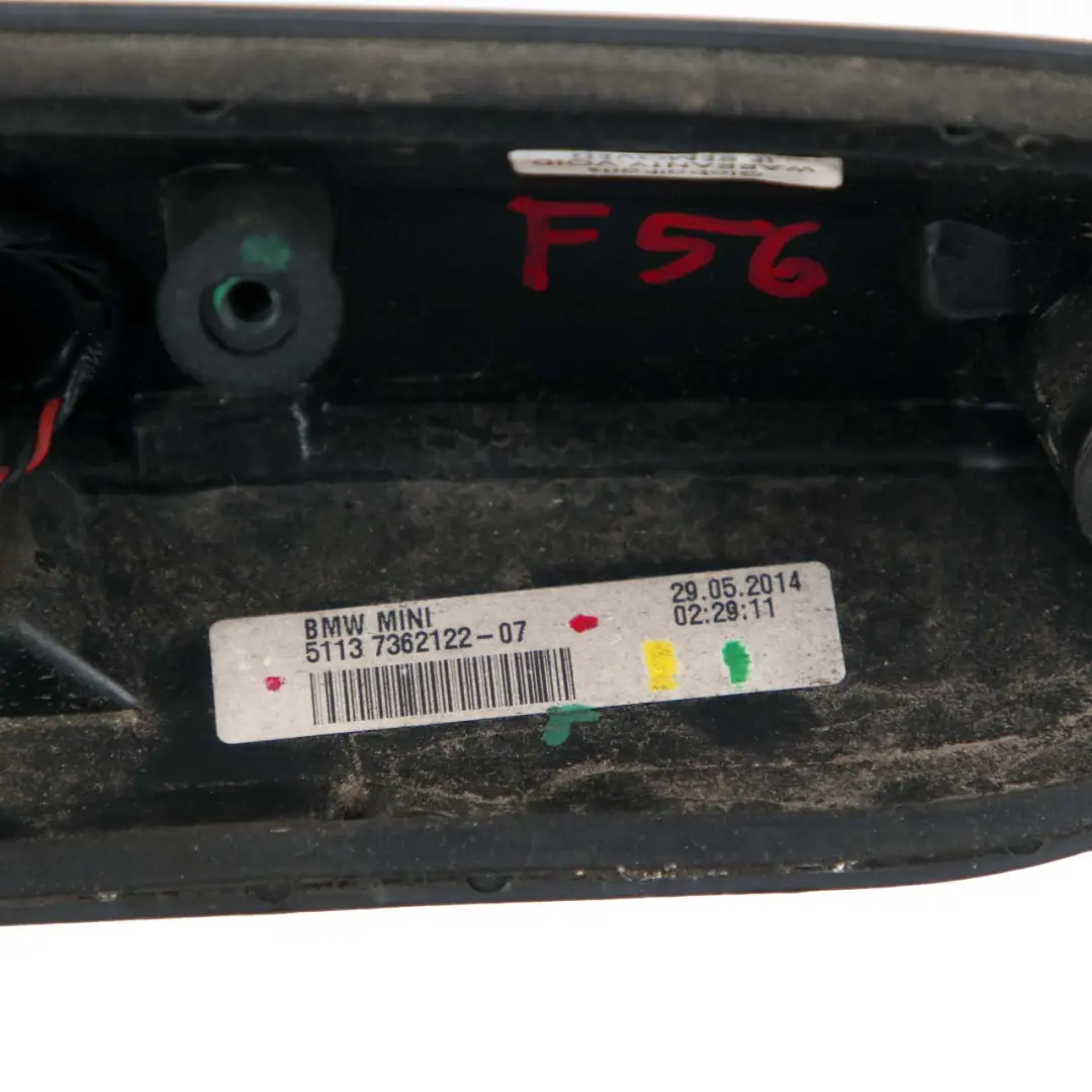 Mini F55 F56 F57 Tapa Trasera Maletero Empuñadura Bota Schwarz 7362122