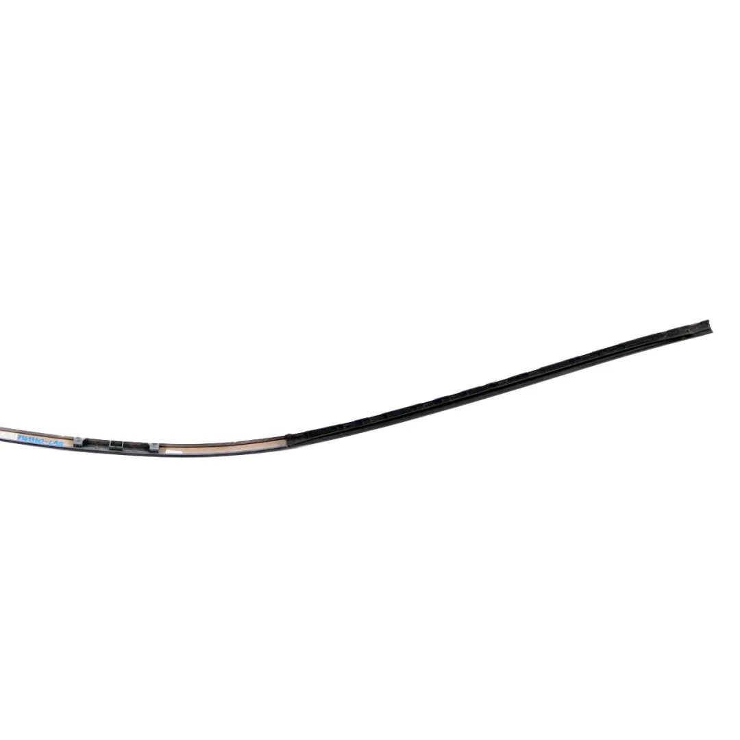BMW 5 F10 LCI Right O/S Roof Moulding Gutter Rail Trim Carbonschwarz Black - 416