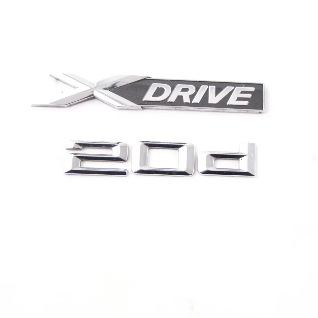 BMW X1 E84 X3 E83 F25 X4 F26 20dX 2.0d Lettering X Drive 20d Emblema Logo Trim