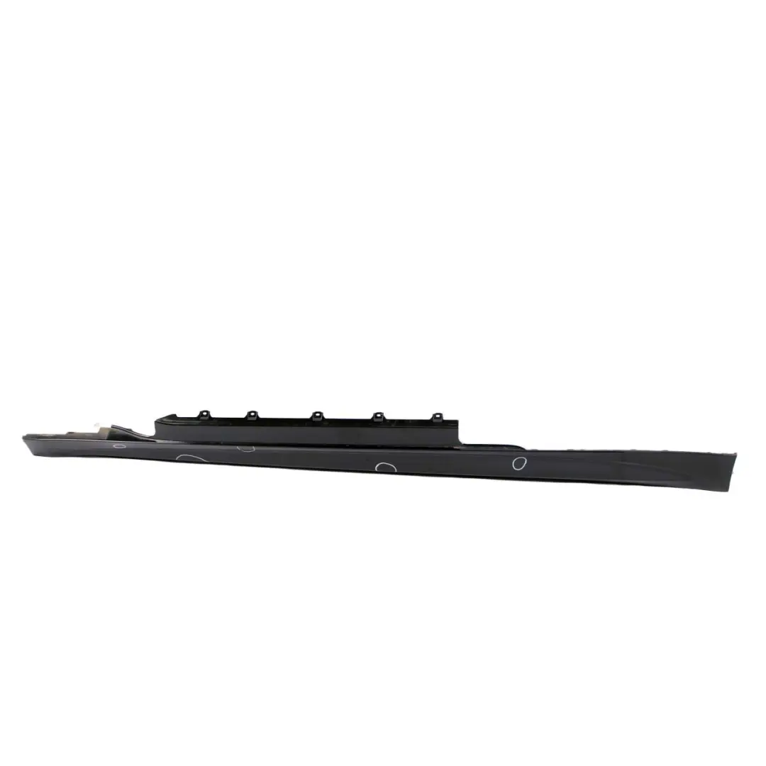 BMW F32 F33 Side Skirt Sill Strip Left N/S Black Sapphire Metallic - 475