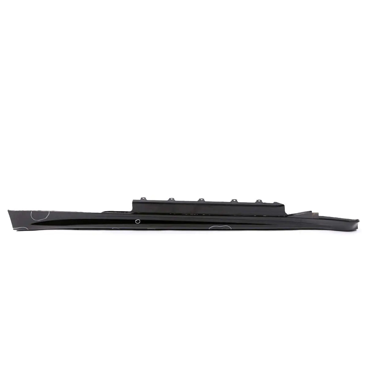 BMW F32 F33 Side Skirt Sill Strip Right O/S Black Sapphire Metallic - 475