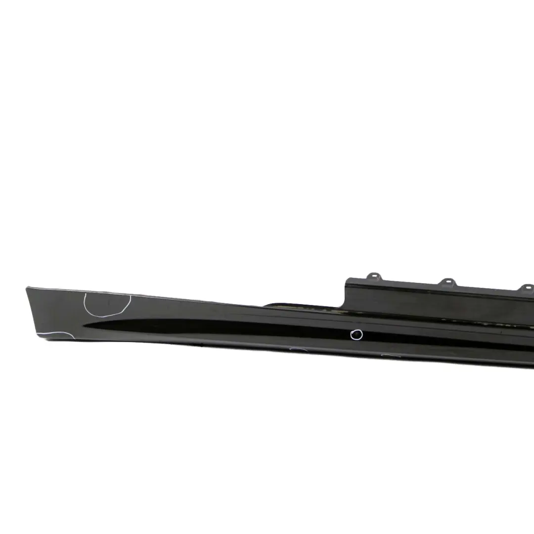 BMW F32 F33 Side Skirt Sill Strip Right O/S Black Sapphire Metallic - 475