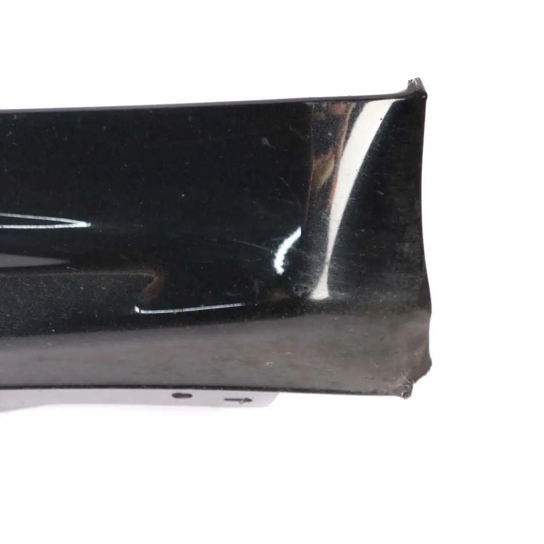 BMW F32 F33 Side Skirt Sill Strip Right O/S Black Sapphire Metallic - 475