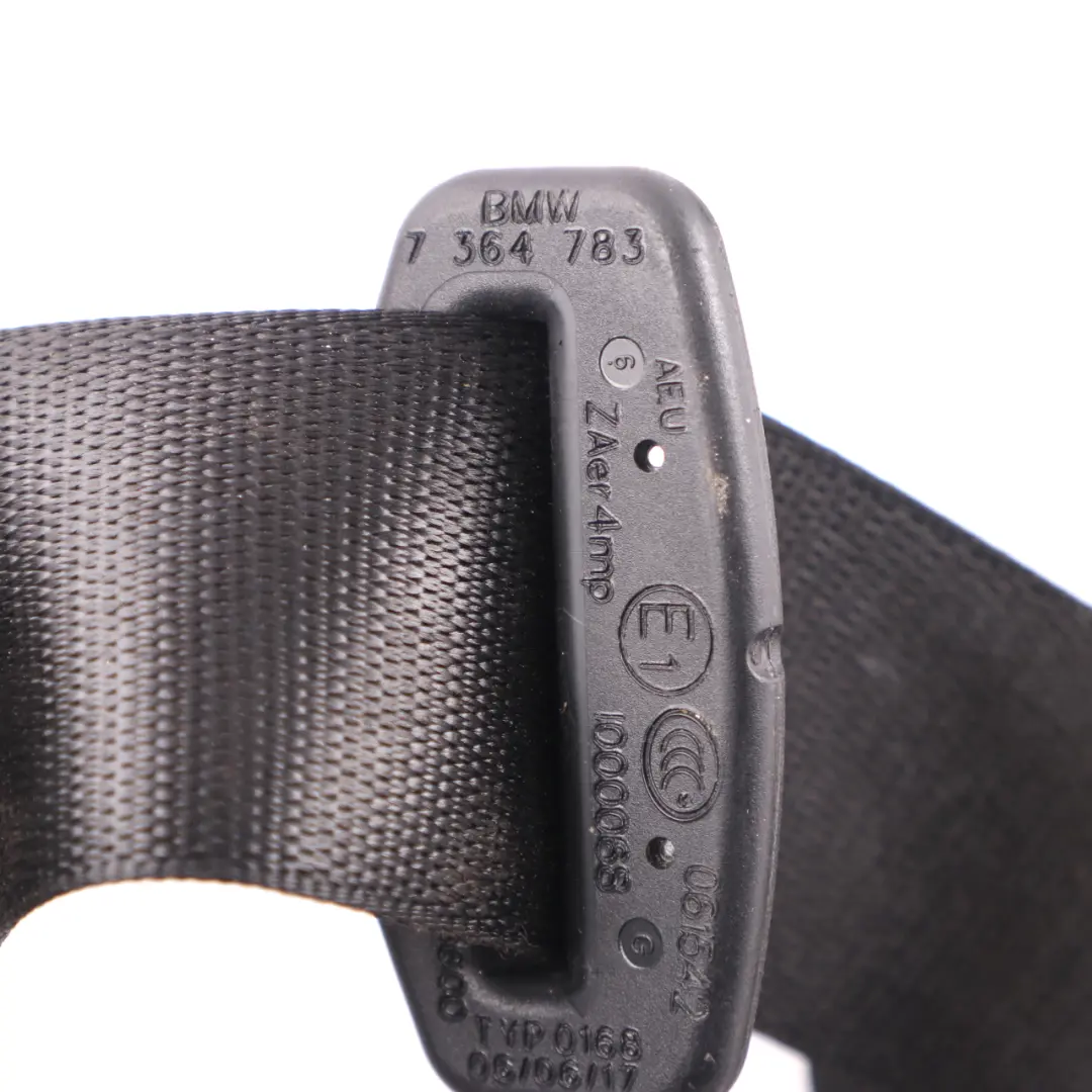 Seat Belt Mini Clubman F54 F56 Upper Belt Safety Front Left N/S Black 7364783