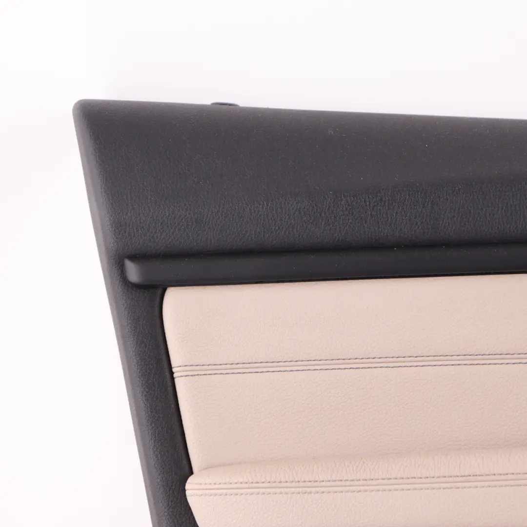 BMW F30 F31 Door Card Front Left N/S Door Lining Panel Oyster Leather