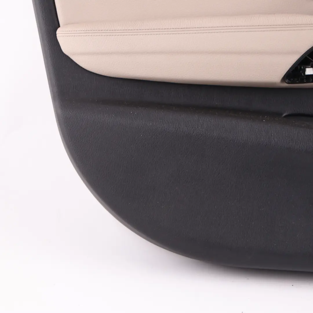 BMW F30 F31 Door Card Front Left N/S Door Lining Panel Oyster Leather