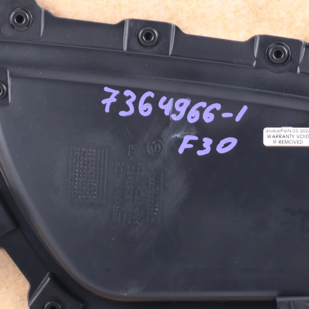 BMW F30 F31 Rear Right O/S Door Card Lining Panel Oyster Leather 7364966