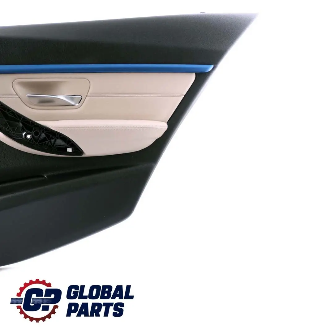 BMW 3 Series F30 F31 Rear Right O/S Door Card Lining Panel Oyster Leather