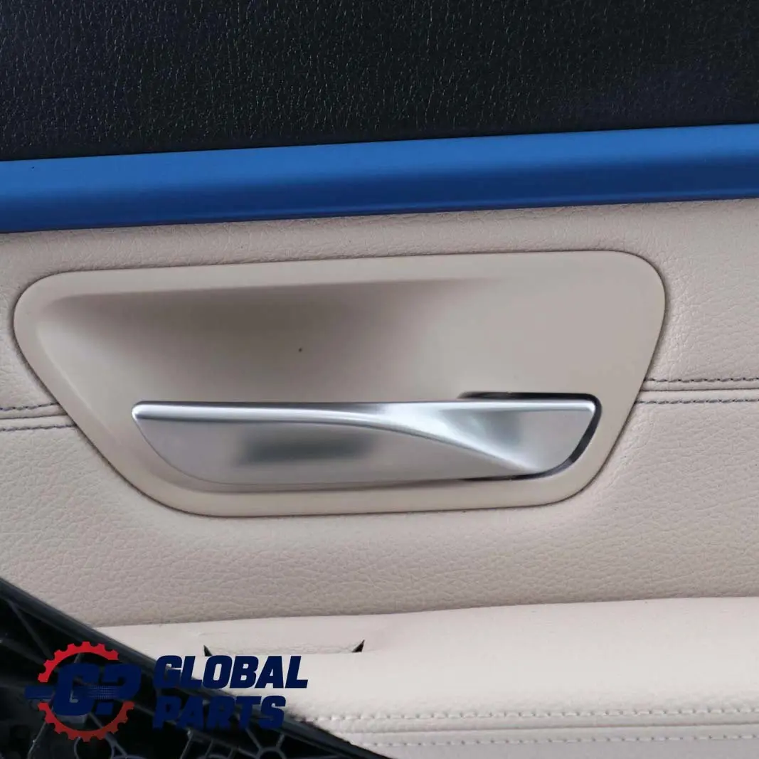 BMW 3 Series F30 F31 Rear Right O/S Door Card Lining Panel Oyster Leather