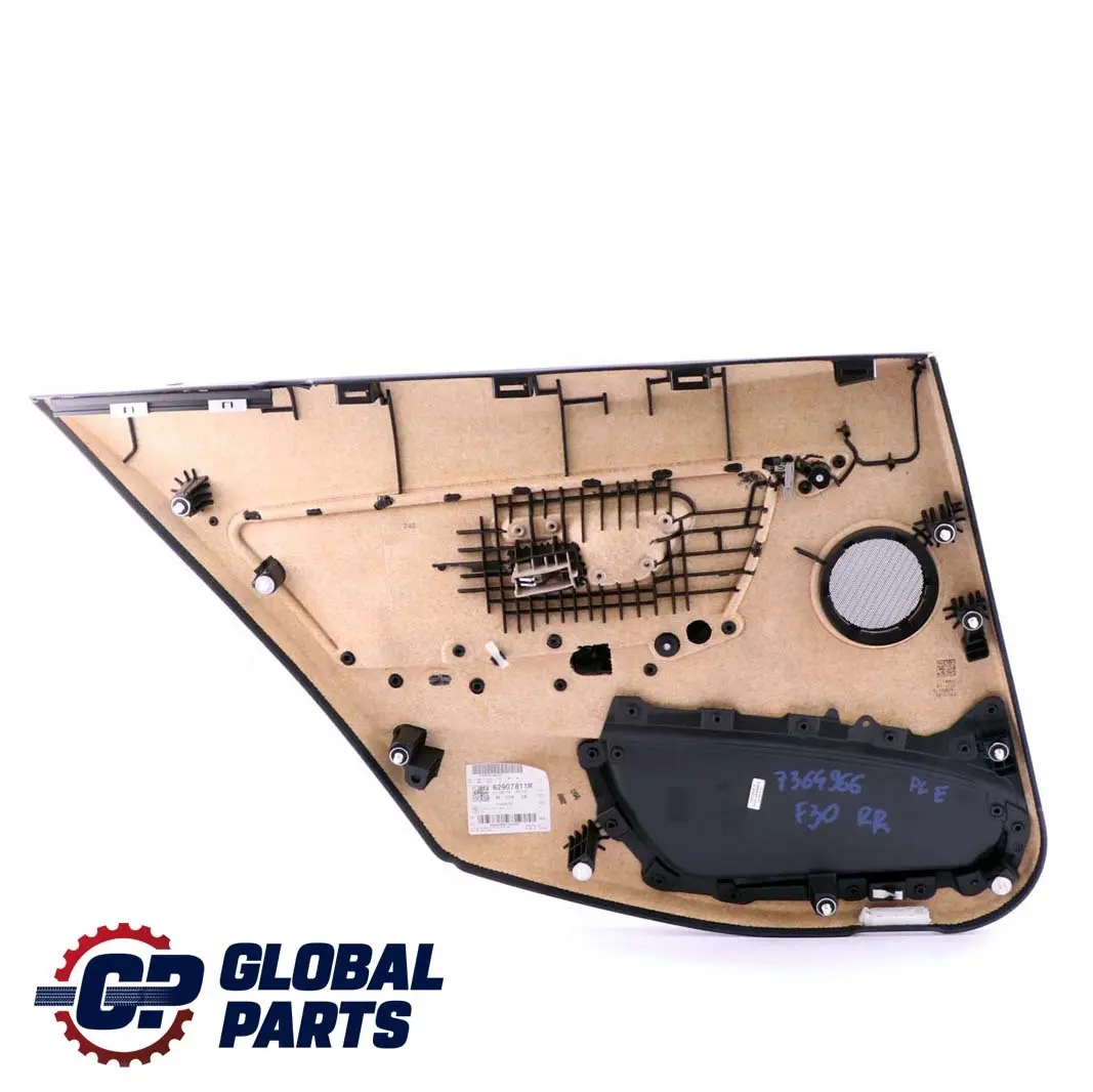 BMW 3 Series F30 F31 Rear Right O/S Door Card Lining Panel Oyster Leather