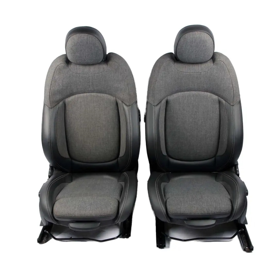 Mini Cooper One F56 Cloth / Leatherette Interior Sport Seats Seat Carbon Black