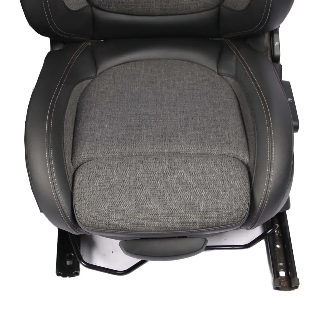 Mini Cooper One F56 Cloth / Leatherette Interior Sport Seats Seat Carbon Black