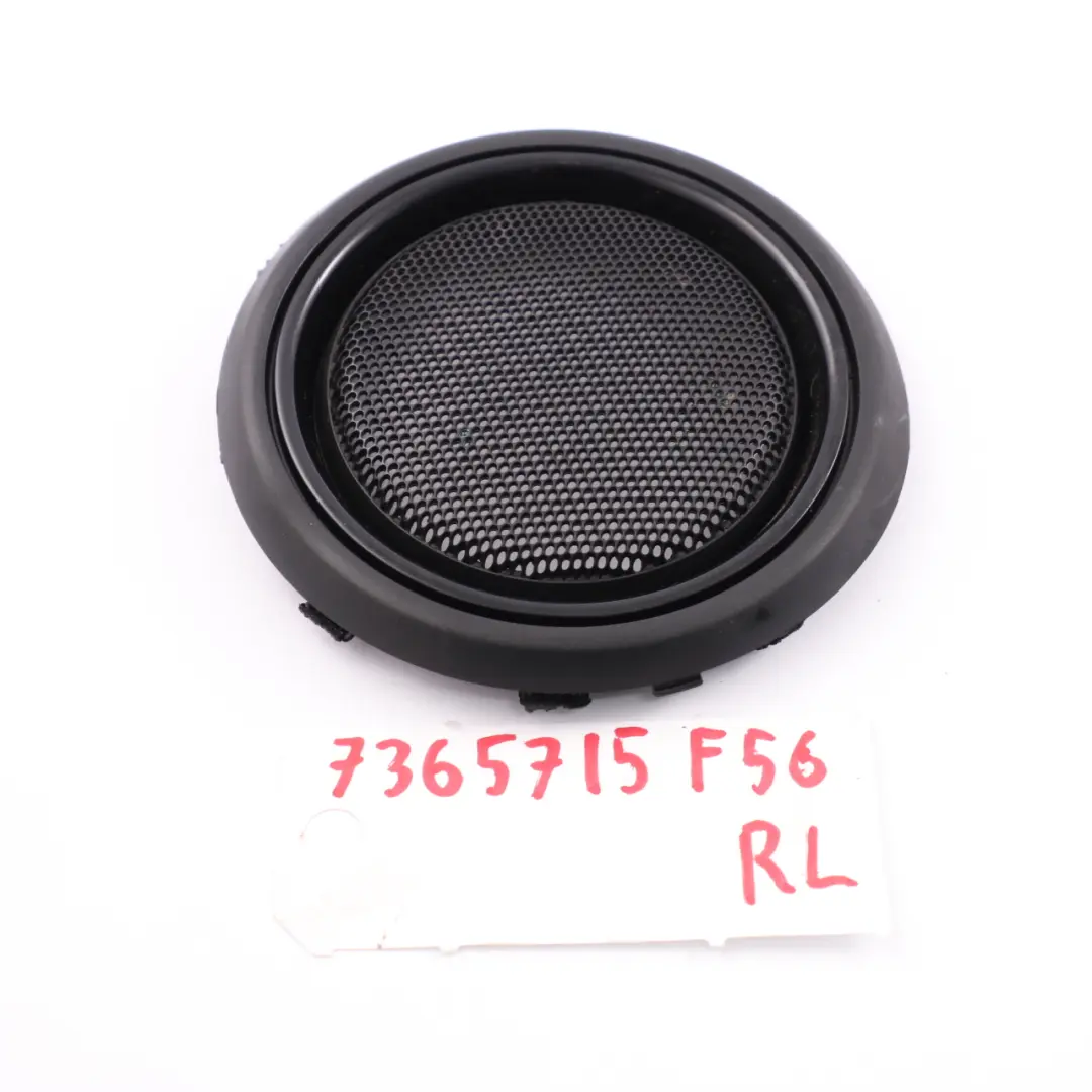 Mini F56 Altavoz Cubierta Rejilla Trasera Izquierda Cuarto Panel Carbono Negro