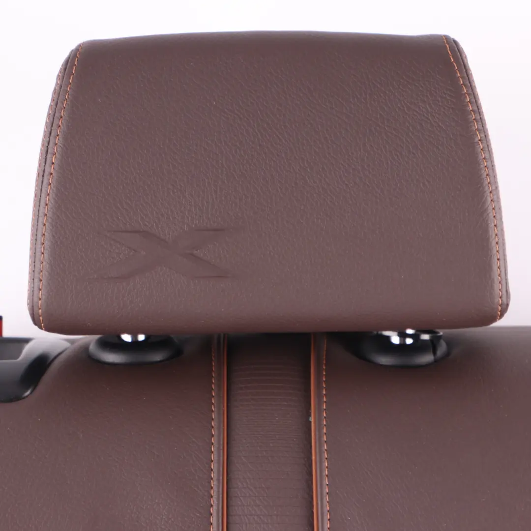 BMW X3 F25 Seat Backrest Rear Right O/S Back Cover Leather Nevada Mokka