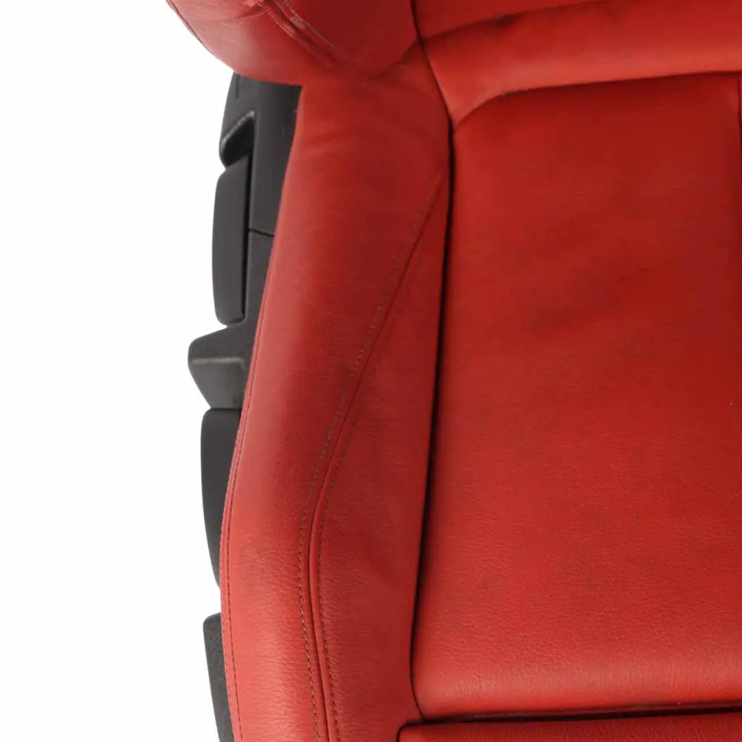 BMW F22 M Sport Heated Red Leather Interior Seats Seat with Door Cards