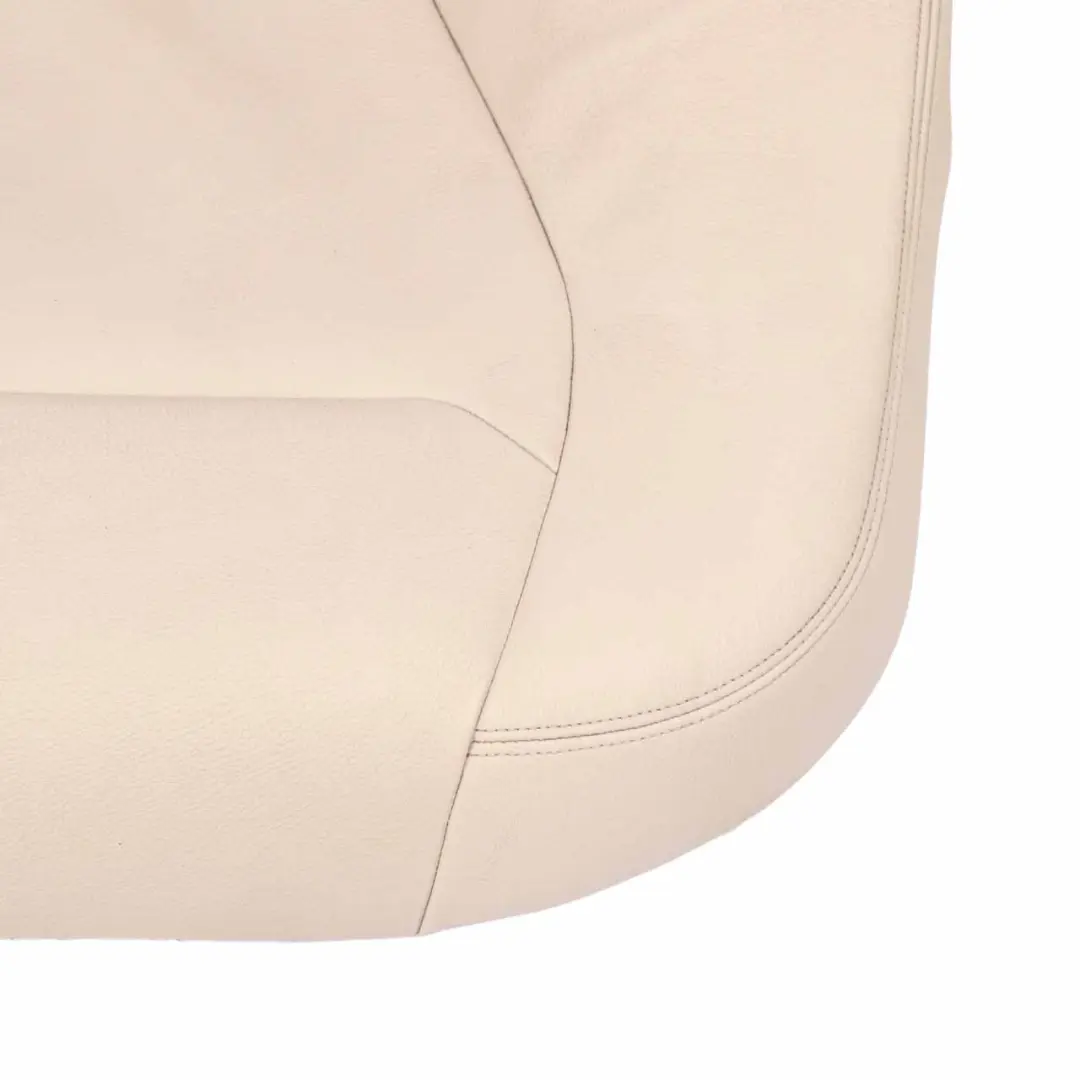 BMW F36 Seat Bench Rear Couch Sofa Seating Cover Leather Ivory White