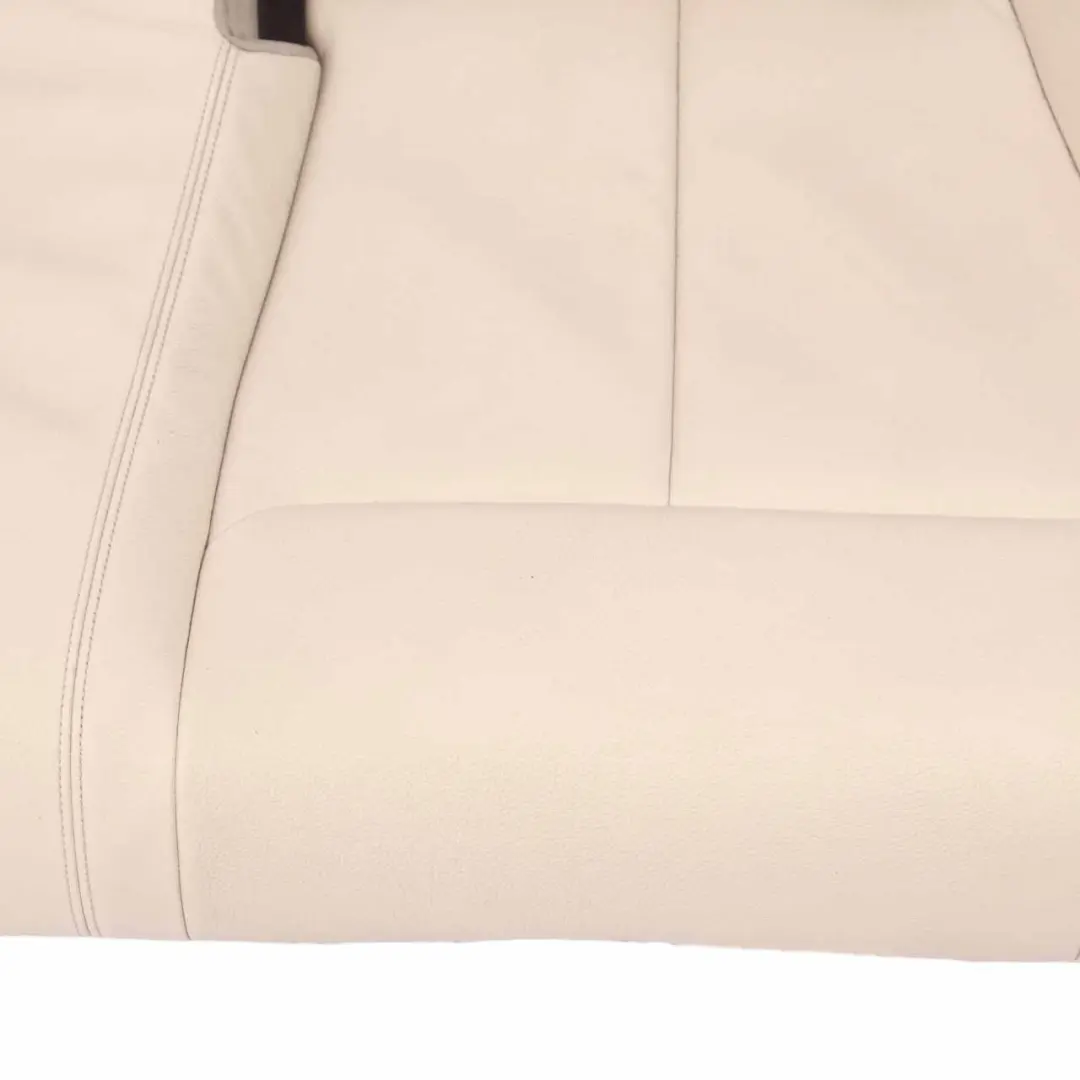 BMW F36 Seat Bench Rear Couch Sofa Seating Cover Leather Ivory White