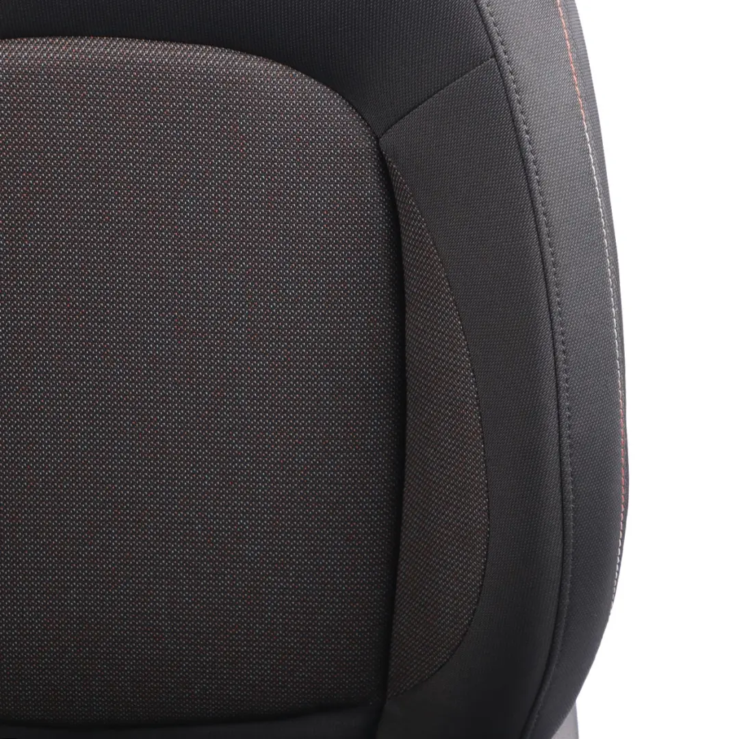 Mini Cooper One F55 Front Left N/S Cloth Seat Fabric Firework / Carbon Black