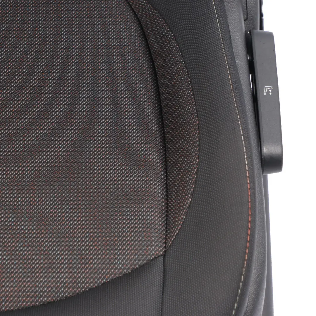 Mini Cooper One F55 Front Left N/S Cloth Seat Fabric Firework / Carbon Black