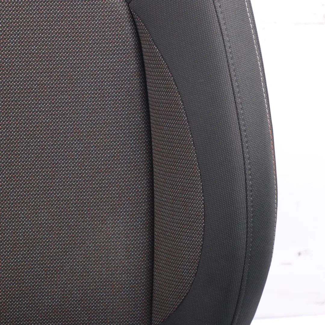 Mini Cooper One F55 Front Left N/S Cloth Seat Fabric Firework / Carbon Black