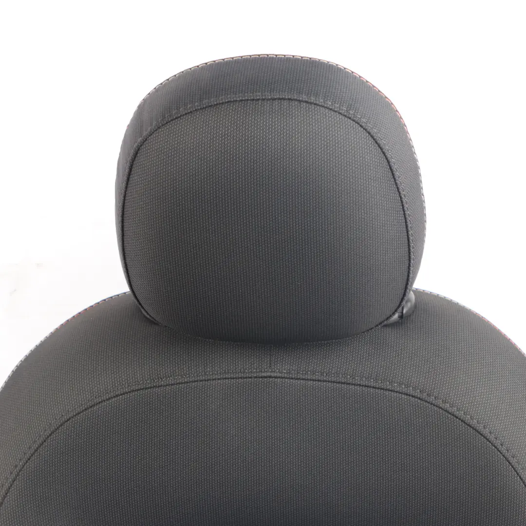 Mini Cooper One F55 Front Left N/S Cloth Seat Fabric Firework / Carbon Black