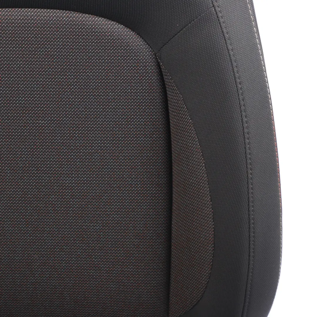 Mini Cooper One F55 Front Right O/S Cloth Seat Fabric Firework / Carbon Black