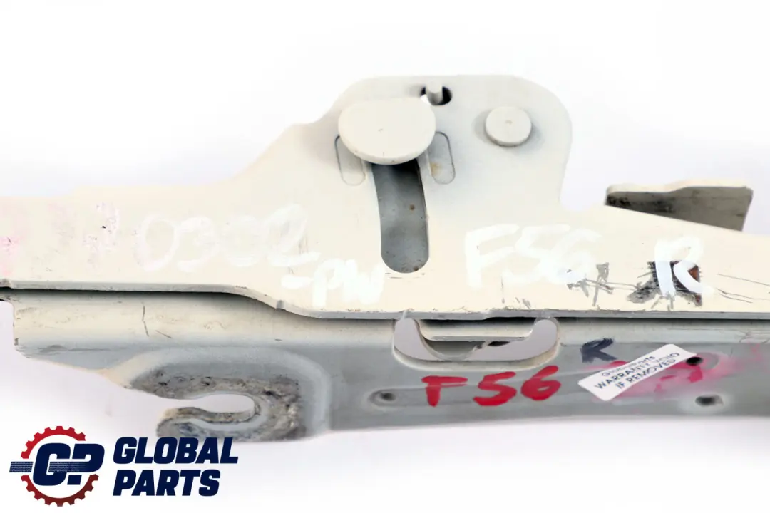 Mini F55 F56 Right O/S Engine Hood Hinge Bonnet Pepper White 850 7300566