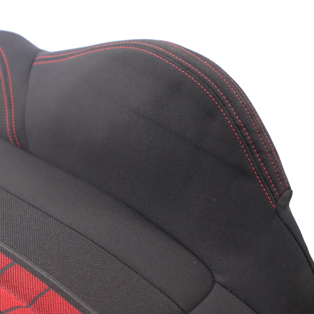 BMW F45 F48 Front Left N/S Seat Backrest Cover Fabric Race Anthracite Red Accent