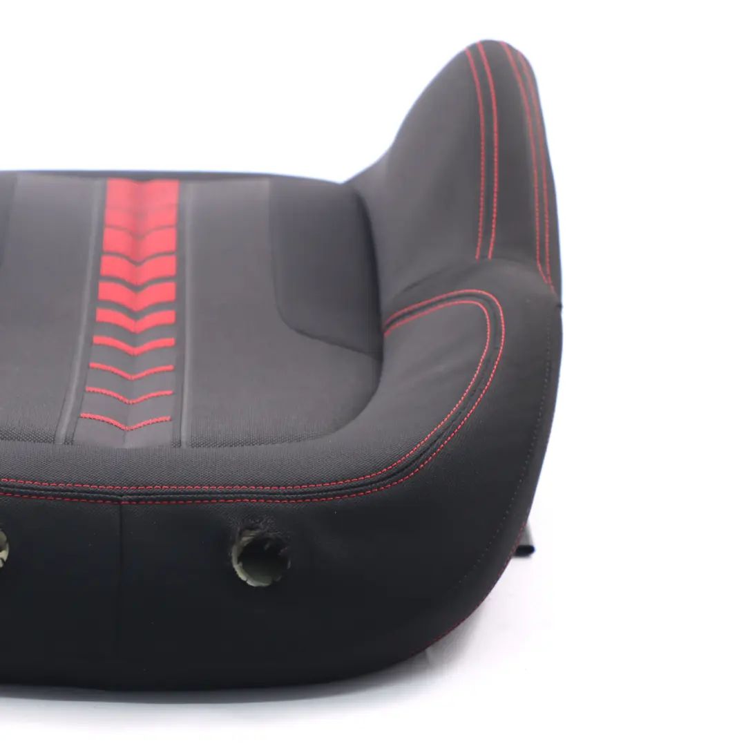 BMW F45 F48 Front Left N/S Seat Backrest Cover Fabric Race Anthracite Red Accent