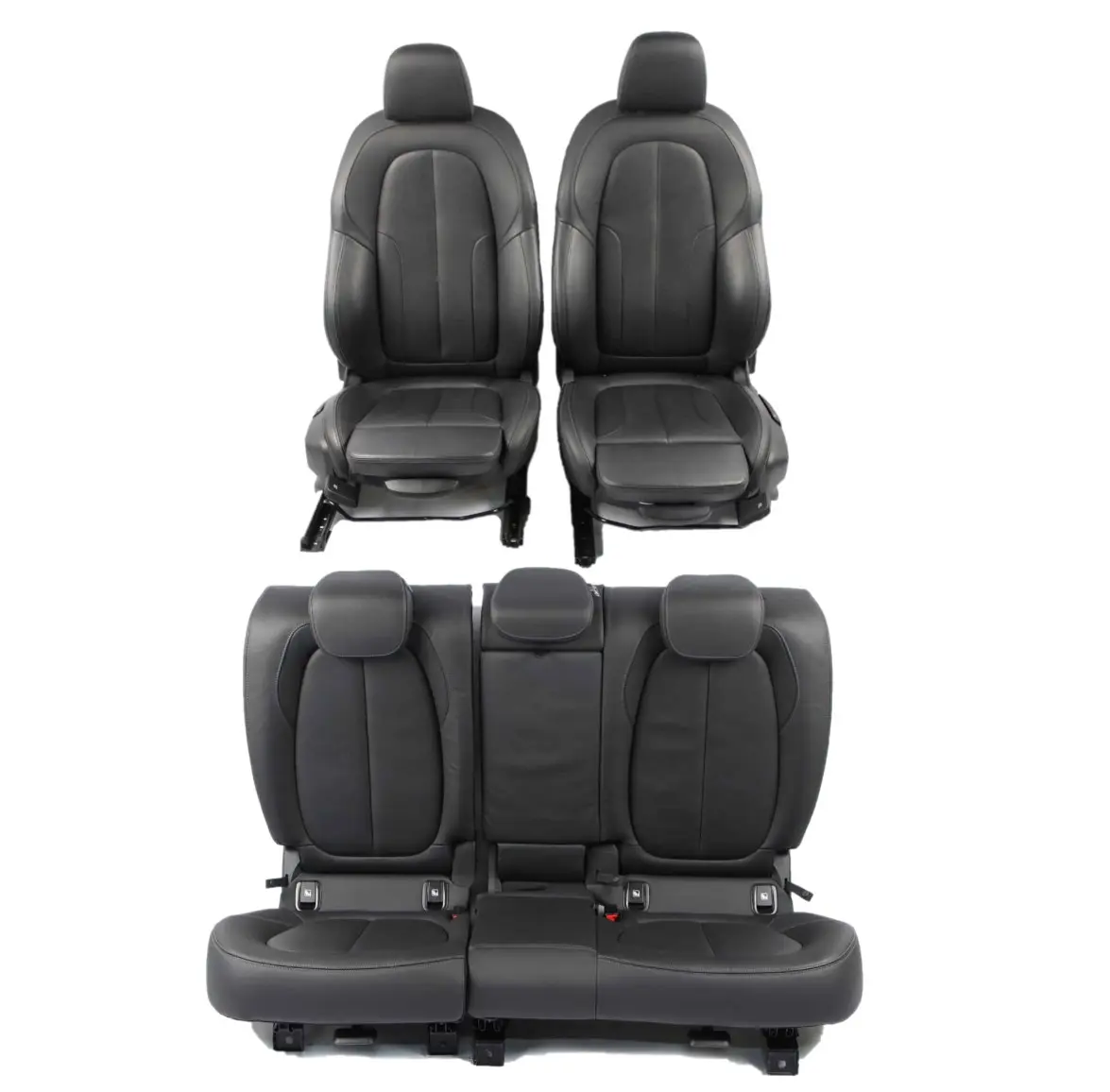 Leather Seats BMW X1 F48 M Sport Heated Dakota Black Ventilated Front Rear Seat