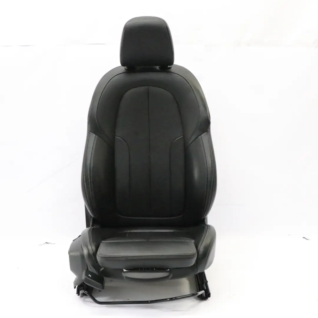 BMW F45 X1 F48 Delantero Derecho Asiento Calefactable Respaldo Funda Cuero Negro