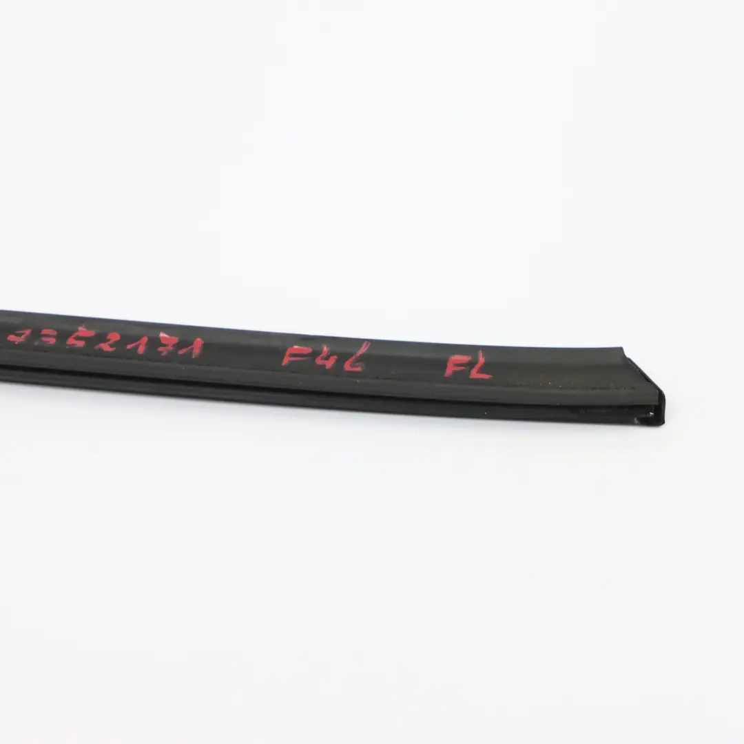 BMW F46 Channel Cover Window Strip Front Left Door N/S Black High Gloss 7375171