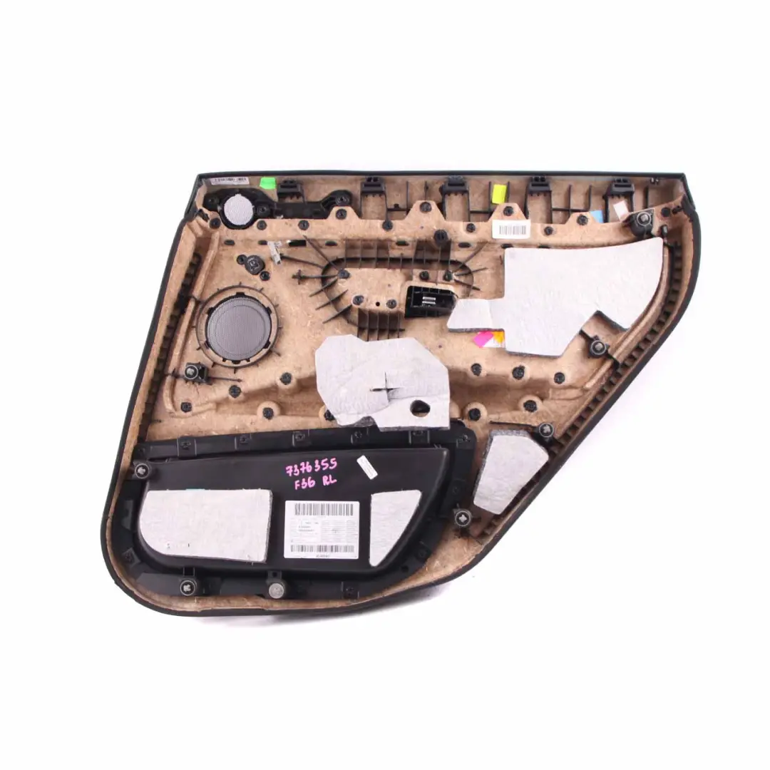 BMW F36 Door Card Trim Rear Left N/S Lining Panel Leather Ivory White