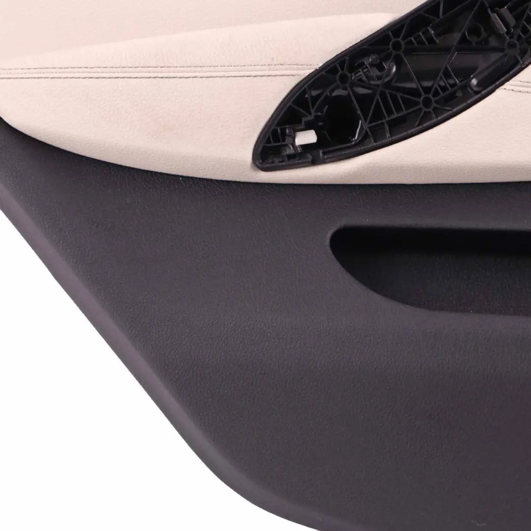 BMW F36 Door Card Trim Rear Left N/S Lining Panel Leather Ivory White