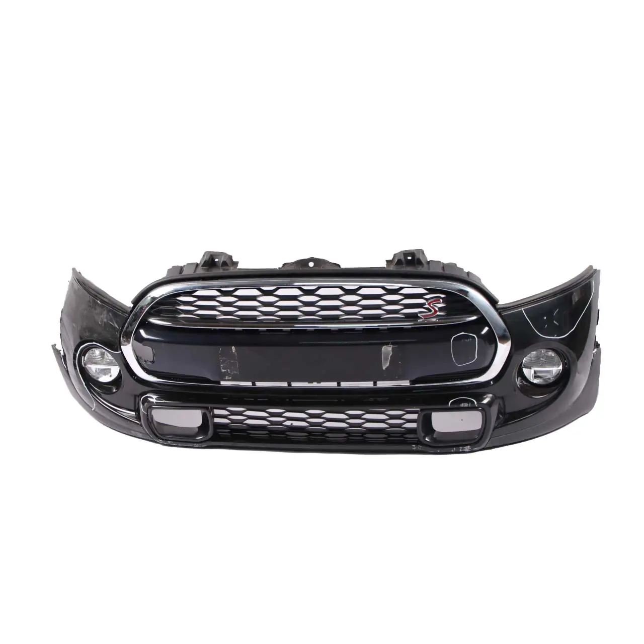 Mini F56 Front Bumper Cooper S Trim Panel F55 Midnight Black Metallic - A94